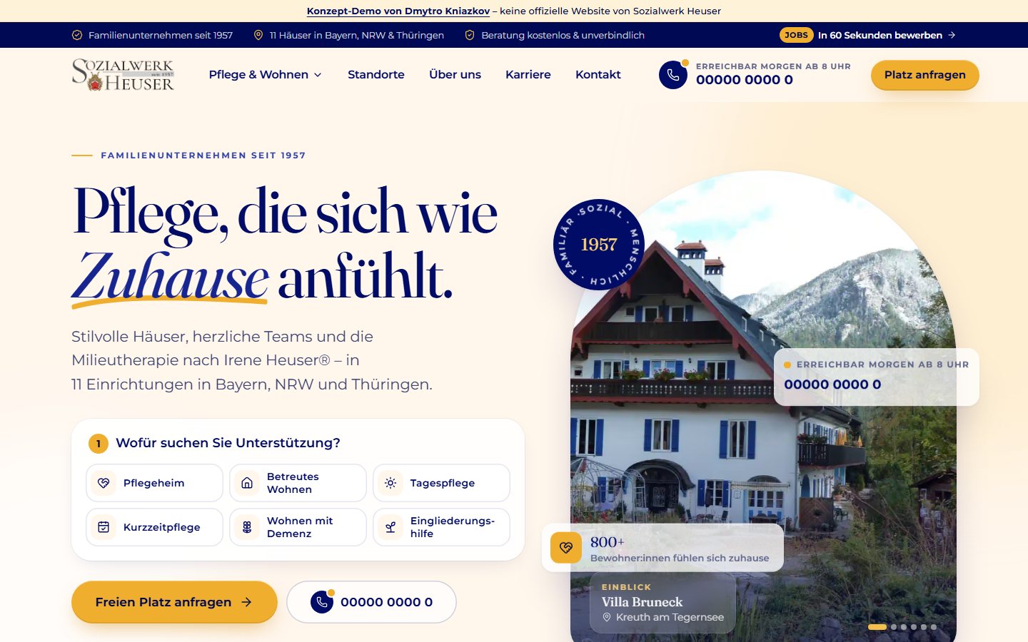 Konzept: Redesign-Konzept für Sozialwerk Heuser